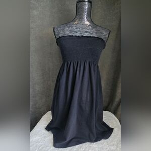 Black Strapless Dress